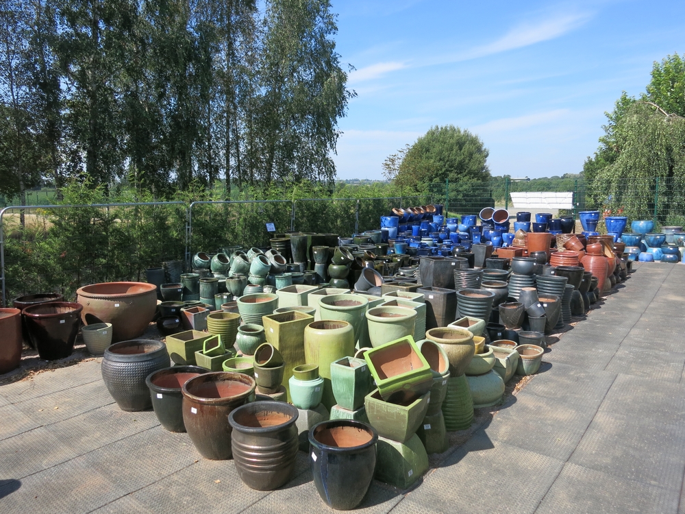 Sharnford Garden Centre pot area